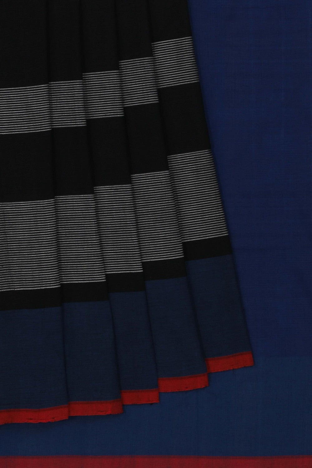 Image of Pochampally Ikat Black Saree